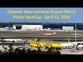 Orlando International Airport MCO Plane Spotting April 15 2026