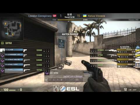 Na`Vi vs London Conspiracy [de_mirage] - CS:GO ESL One Cologne 2014 European Finals