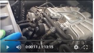 How To Change a 2011 Audi q7 3 0 Thermostat and Water Pump and How To Remove The Super Charge