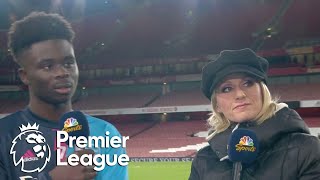 Bukayo Saka admits Arsenal have 'massive chance' to win title | Premier League | NBC Sports