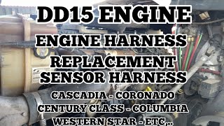 Freightliner Cascadia DD13 DD15 DD16 engine harness replacement sensor harness