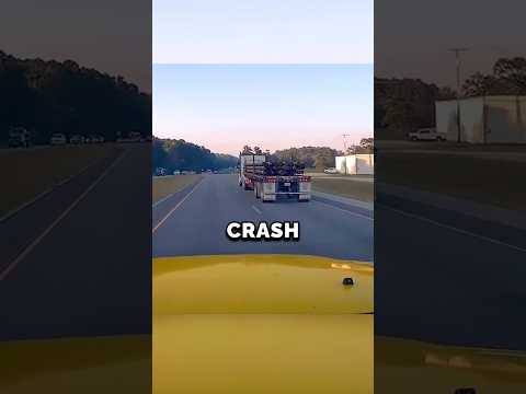 Trucker Witnesses Unavoidable Crash! 😨