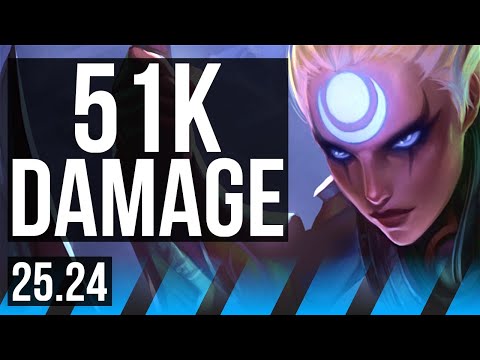 DIANA vs SYLAS (MID) | 51K damage, Good KDA: 19/2/8, 4k gold comeback | KR Diamond | 25.24