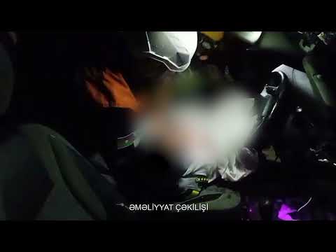Sabunçu rayonunda baş vermiş avtoqəza nəticəsində avtomobildə sıxılı qalan vətəndaş xilas edilib