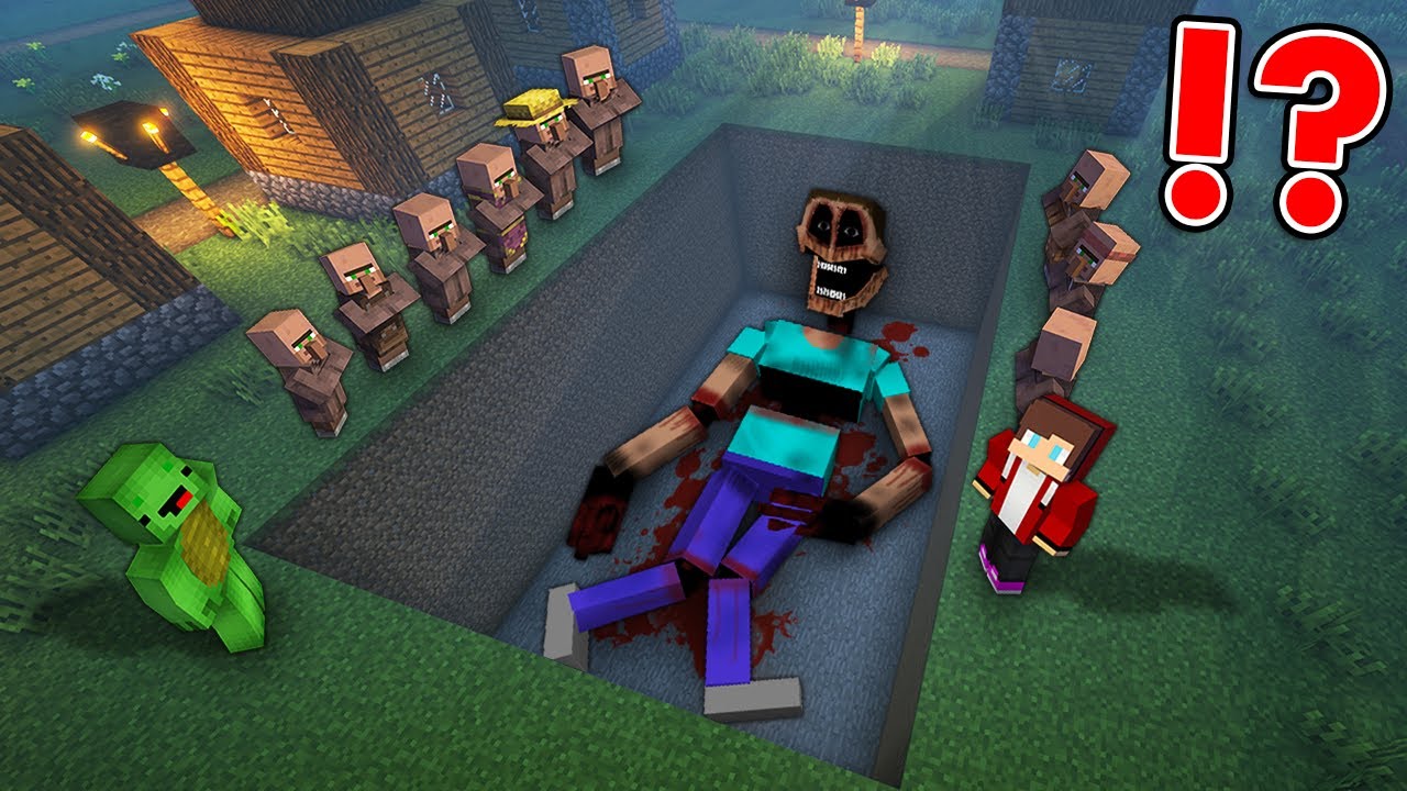 We Found A Scary Buried Giant's Body in Minecraft