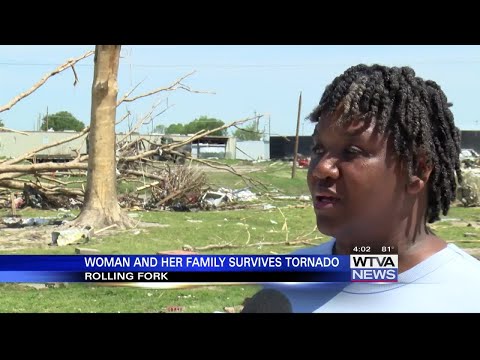Woman and family survived Rolling Fork tornado