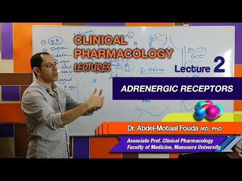 Autonomic Pharmacology (Ar) - Lec 02 - Adrenergic Receptors
