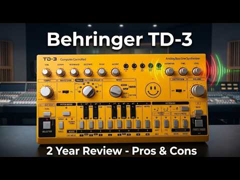 Behringer TD-3 Analog Bass Line Synthesizer 2019 - Present - Transparent Blue image 6