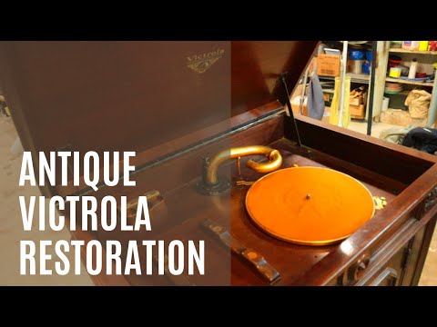 1926 Victrola Credenza Restoration