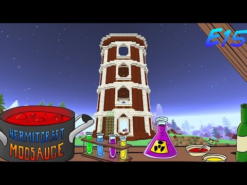Minecraft Mods - ModSauce - THE BOTANIA TOWER! ( Hermitcraft Modded Minecraft E15 )