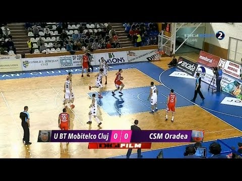 "U" BT Mobitelco Cluj  vs CSM Oradea 17.01.2014 Full Game