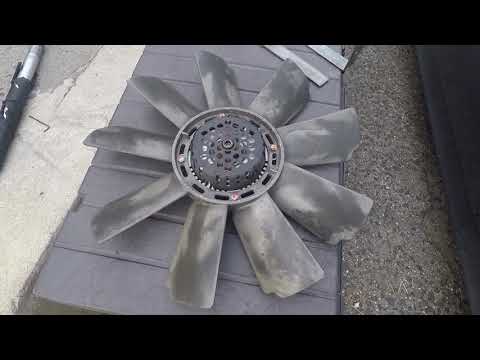 Mercedes Benz mechanical cooling fan removal and reinstallation for Brian in NH
