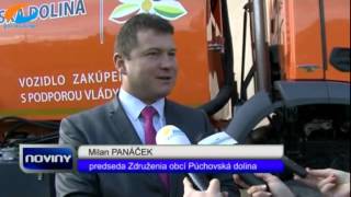 preview picture of video 'V Dohňanoch odovzdali nové komunálne vozidlo'