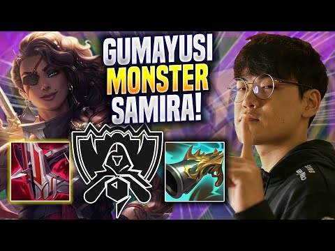 GUMAYUSI IS A MONSTER WITH SAMIRA! - T1 Gumayusi Plays Samira ADC vs Draven! | Bootcamp 2022