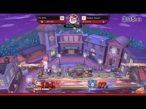 TGL Divided WF — PG | MVD (Diddy Kong) vs Noble| Manny (Sonic)
