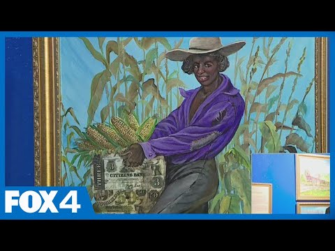 Artist turns Confederate money into works of art