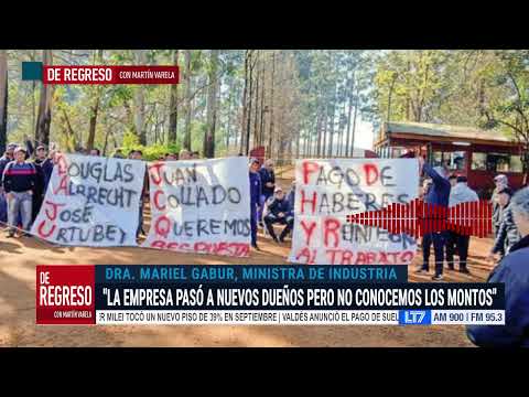 Situación de la empresa Tapebicuá: charlamos con Mariel Gabur, Ministra de Industria