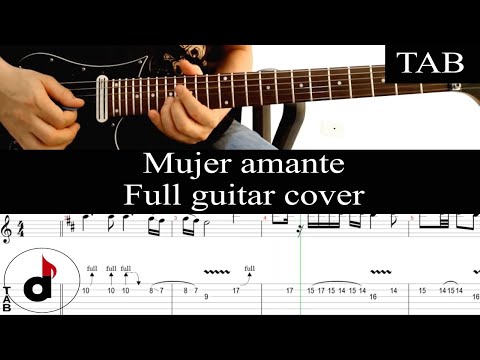 MUJER AMANTE - Rata Blanca (Walter Giardino): FULL cover guitarra + TAB