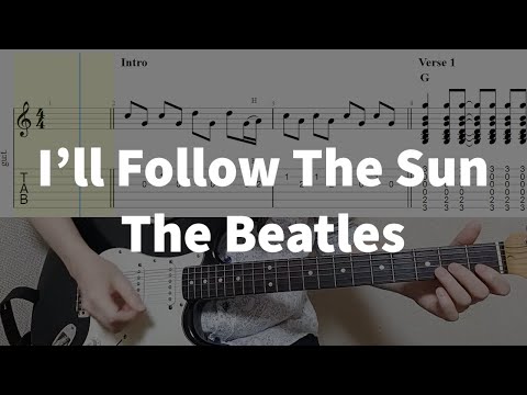 The Beatles - I'll Follow The Sun Guitar Tabs