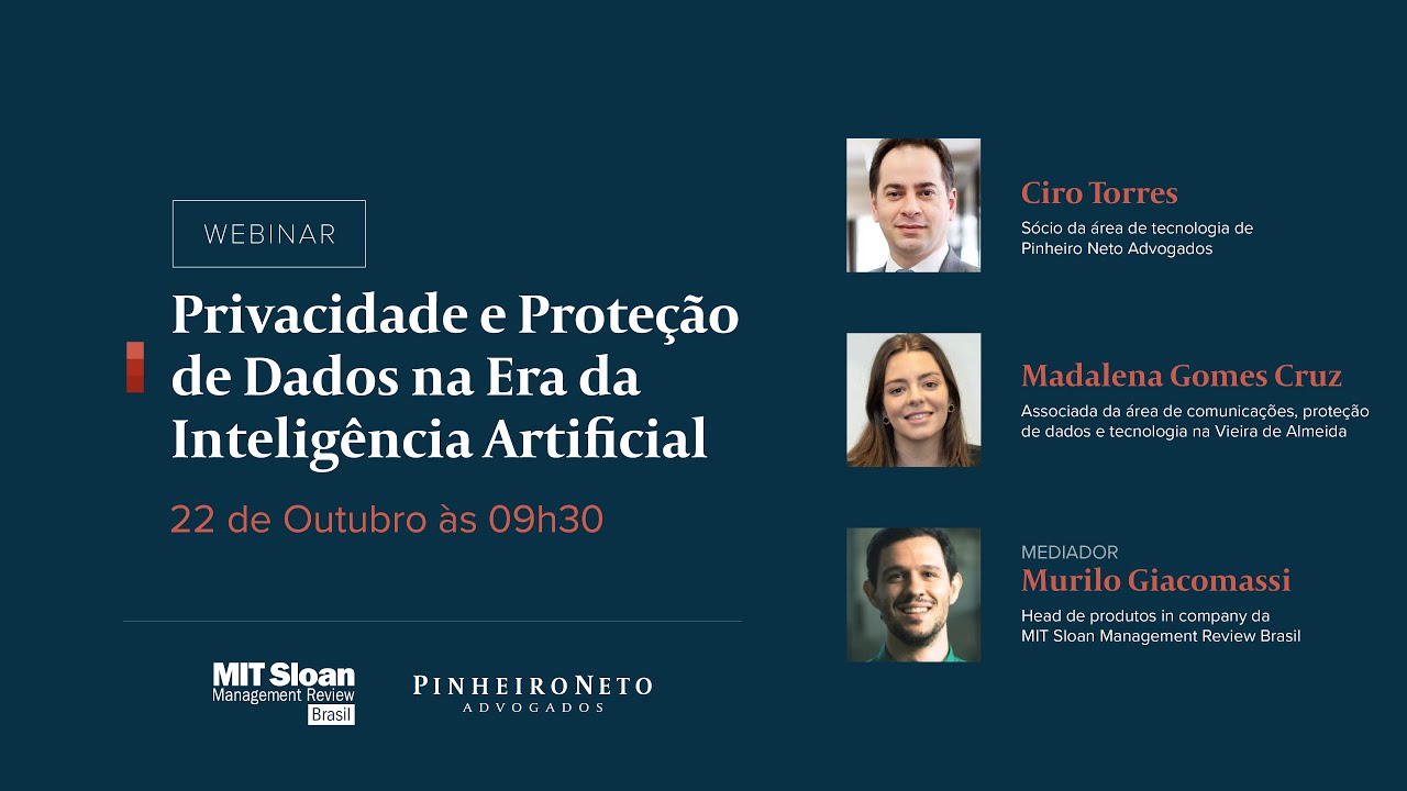 [Webinar] Privacidade e proteção de dados na era da inteligência artificial