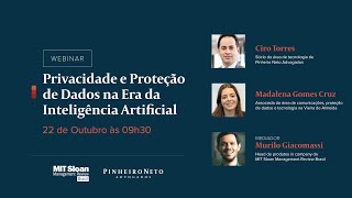 [Webinar] Privacidade e proteção de dados na era da inteligência artificial