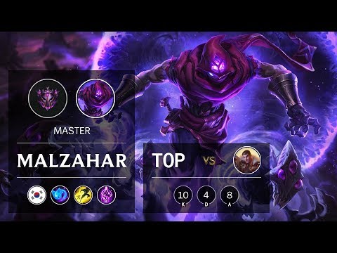 Malzahar Top vs Jayce - KR Master Patch 9.10