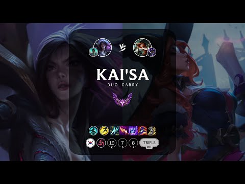 Kai'Sa ADC vs Miss Fortune - KR Master Patch 13.14