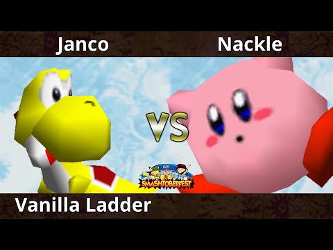 Smashtoberfest 2022 - Janco (Yoshi) Vs. Nackle (Kirby) SSB64 Smash Tournament