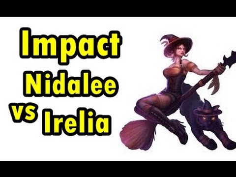 LOL Pro - SKT T1 Impact Nidalee vs Irelia - Korea SoloQ