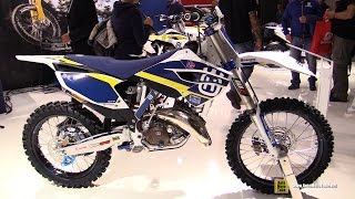 2015 Husqvarna TC 125 Husky Power Motocross Bike - Walkaround - 2014 EICMA Milan Motorcycle Show