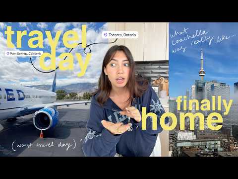 BADDD travel day, the coachella tea & back to normal life (homebody vlog)