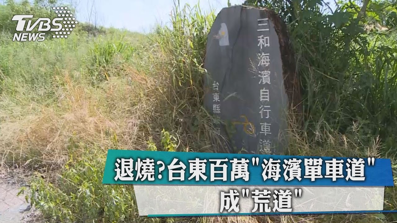 退燒？　台東百萬「海濱單車道」成「荒道」