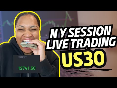 Live Trading US30 at New York OPEN!