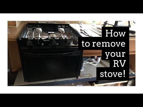 RV RENOVATION: How to remove your stove/oven in your camper!