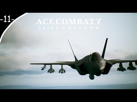 [Ace Combat 7 : Skies unknow GAMEPLAY] Mission 11 - Fleet Destruction  [2k 60FPS]