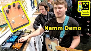 Video thumbnail for Fender MTG Tube Tremolo Pedal Namm 2020 by Gear Sounds