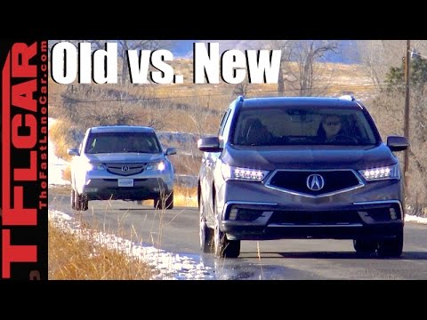 Old vs New: 2017 Acura MDX vs 2007 Acura MDX 0-60 MPH Mashup Review