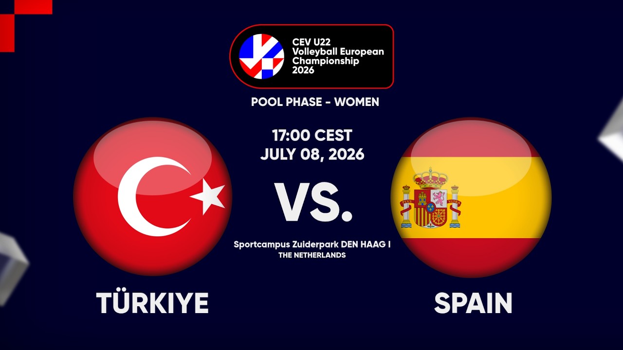 Full Match | Türkiye vs. Spain | CEV U22 Volleyball European Championship 2026 | Women