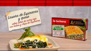 LA COCINERA 👨‍🍳Hoy cocinamos… Lasaña de espinacas y queso sobre salsa de curry rojo anuncio