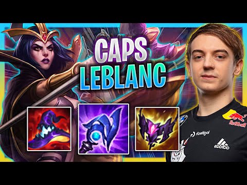 CAPS IS SO GOOD WITH LEBLANC! | G2 Caps Plays Leblanc Mid vs Gragas!  Season 2023