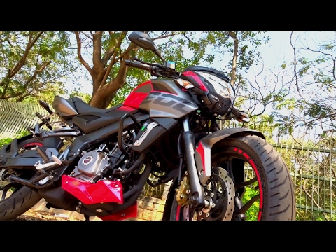 2017 Pulsar 200 NS Laser Edged First Ride Review, Walkaround, Exhaust Note