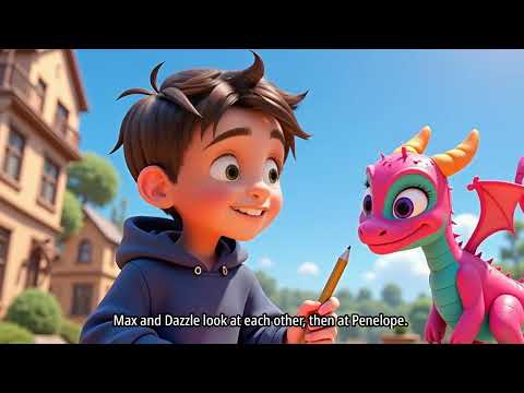 A Magical World OF Doodle Town! | Imagination Cartoon Story |Magic Pen & Unicorn Adventure ✏️|