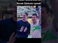 Zlatan Ibrahimovic and Nova djokovic singing togheter ”jutro je” #Football #Tennis #Music #viral