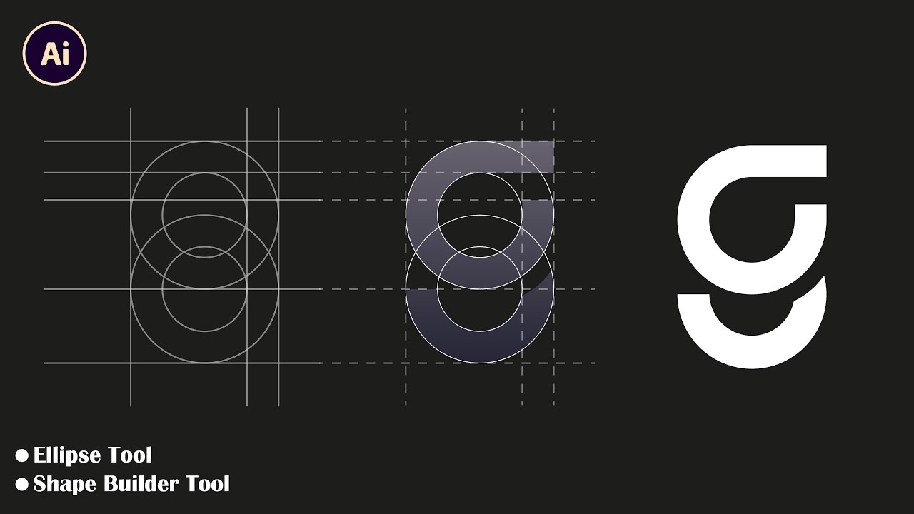 G Letter Logo Design Tutorial – Illustrator Logo Process