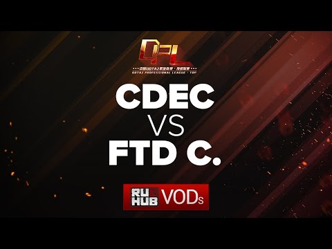 CDEC vs FTD Club C, DPL Season 2 - Div. A, game 1 [Tekcac]