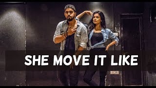 SHE MOVE IT LIKE | Badshah | Tejas Dhoke Ft. Sonyaa | Team Dancefit