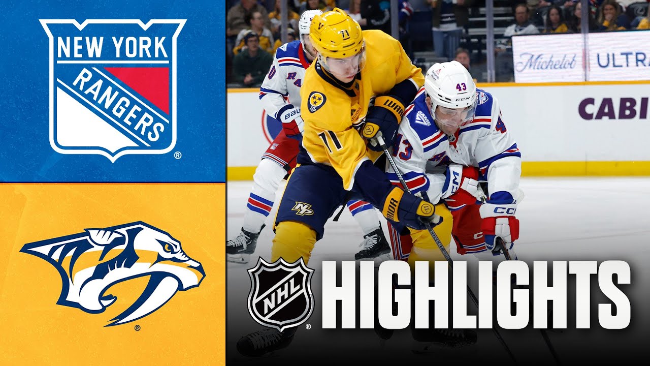 Rangers vs. Predators | NHL Highlights | December 21, 2025