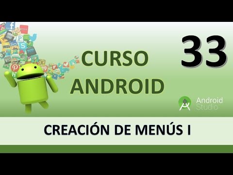 Curso Android Creación de menú I Vídeo 33