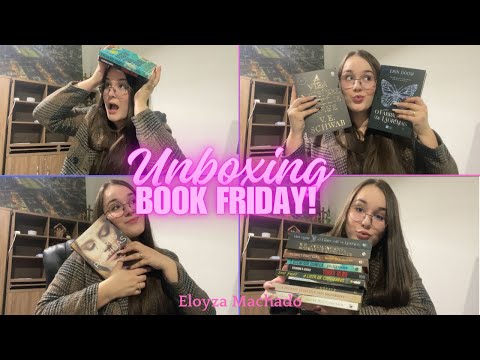 Unboxing BOOK FRIDAY | Várias comprinhas 🌸📚