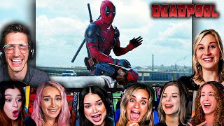 TOP "Maximum Effort at Highway" Reactions! Deadpool (2016) Movie Reaction *First Time Watching*
